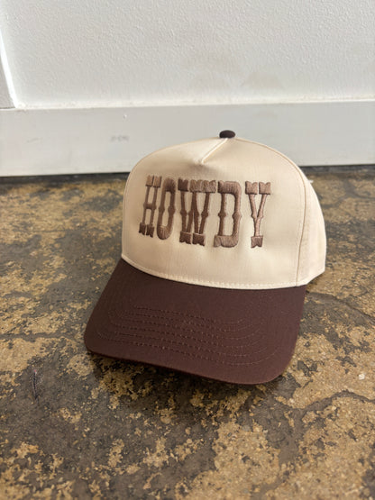 HOWDY Embroyidery Trucker Hat