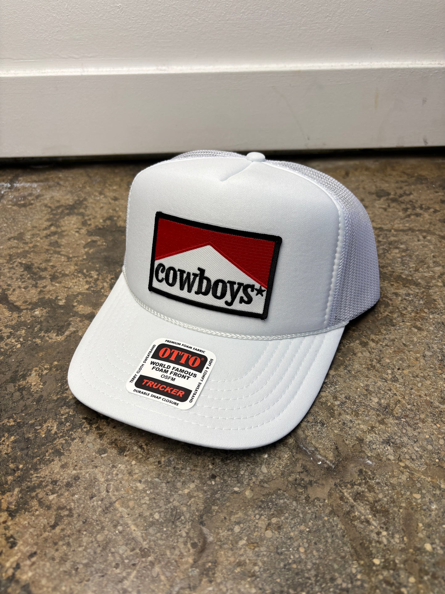 Cowboys Patch Foam Trucker Hat