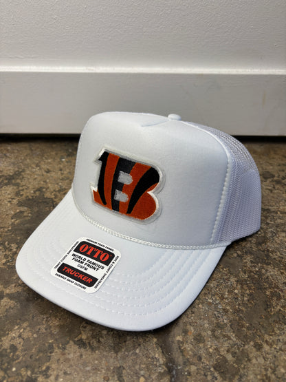 Bengals Patch Foam Trucker Hat