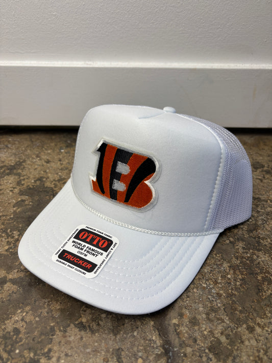 Bengals Patch Foam Trucker Hat