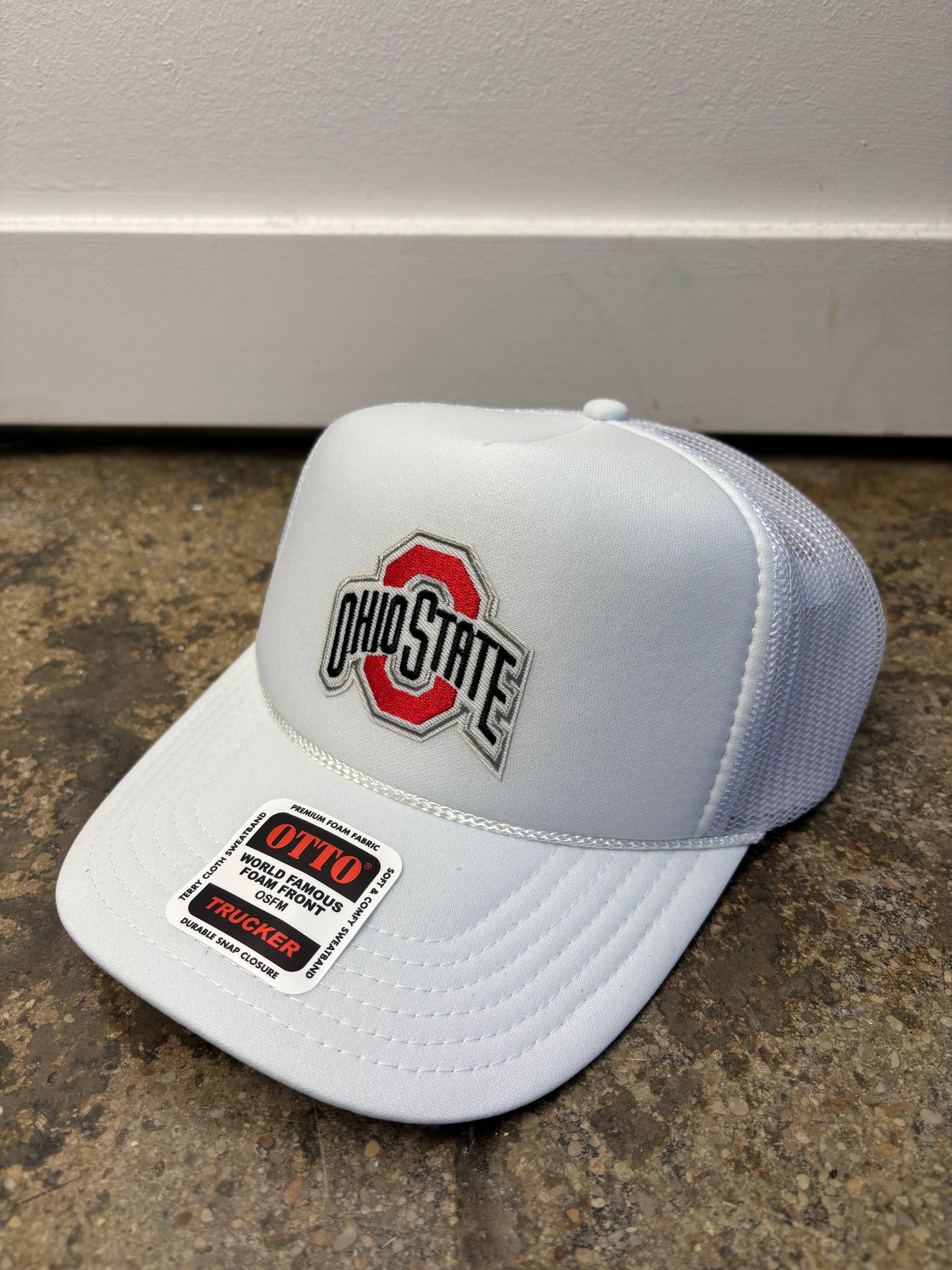 Ohio State Patch Foam Trucker Hat