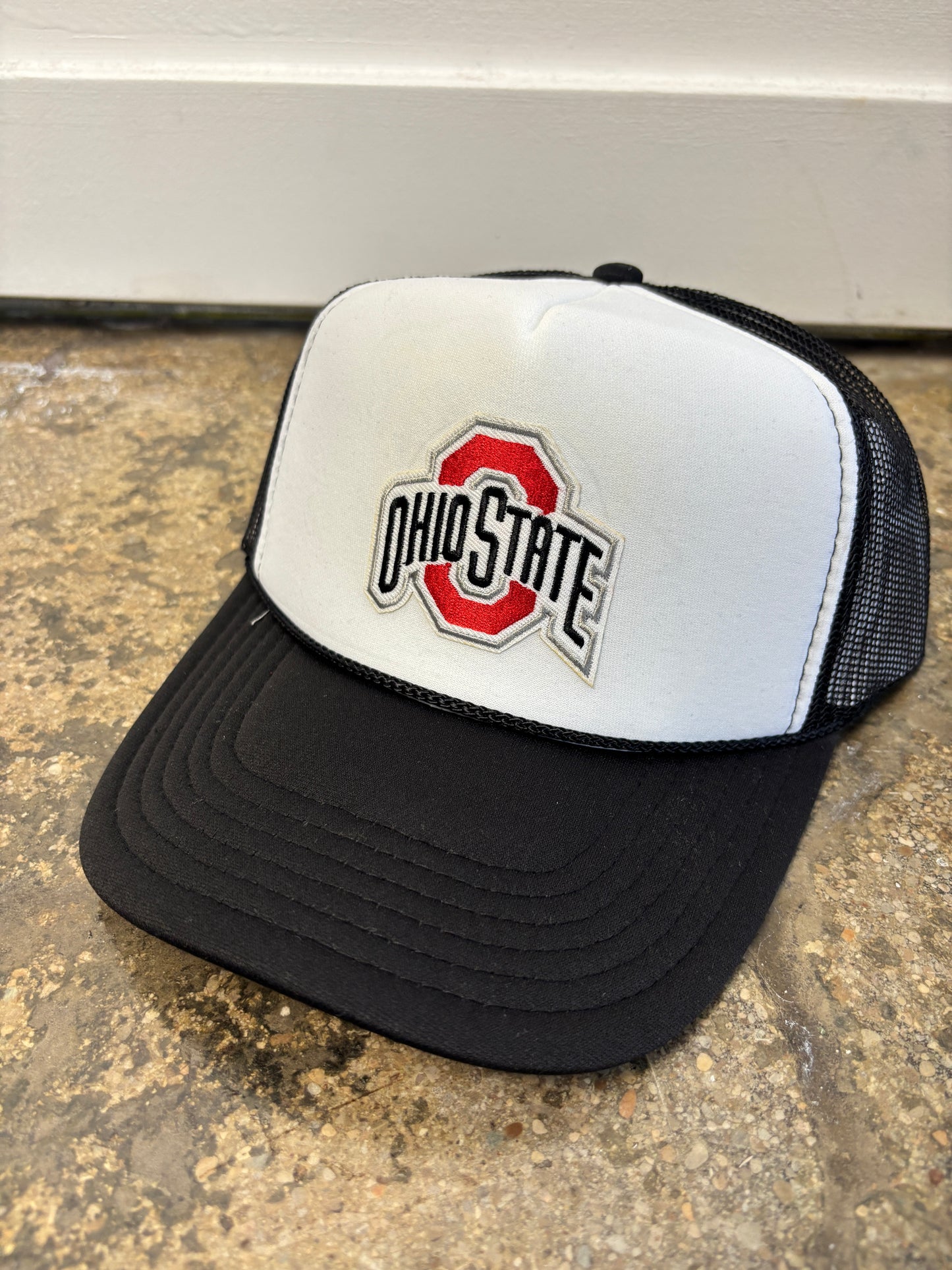 Ohio State Patch Foam Trucker Hat