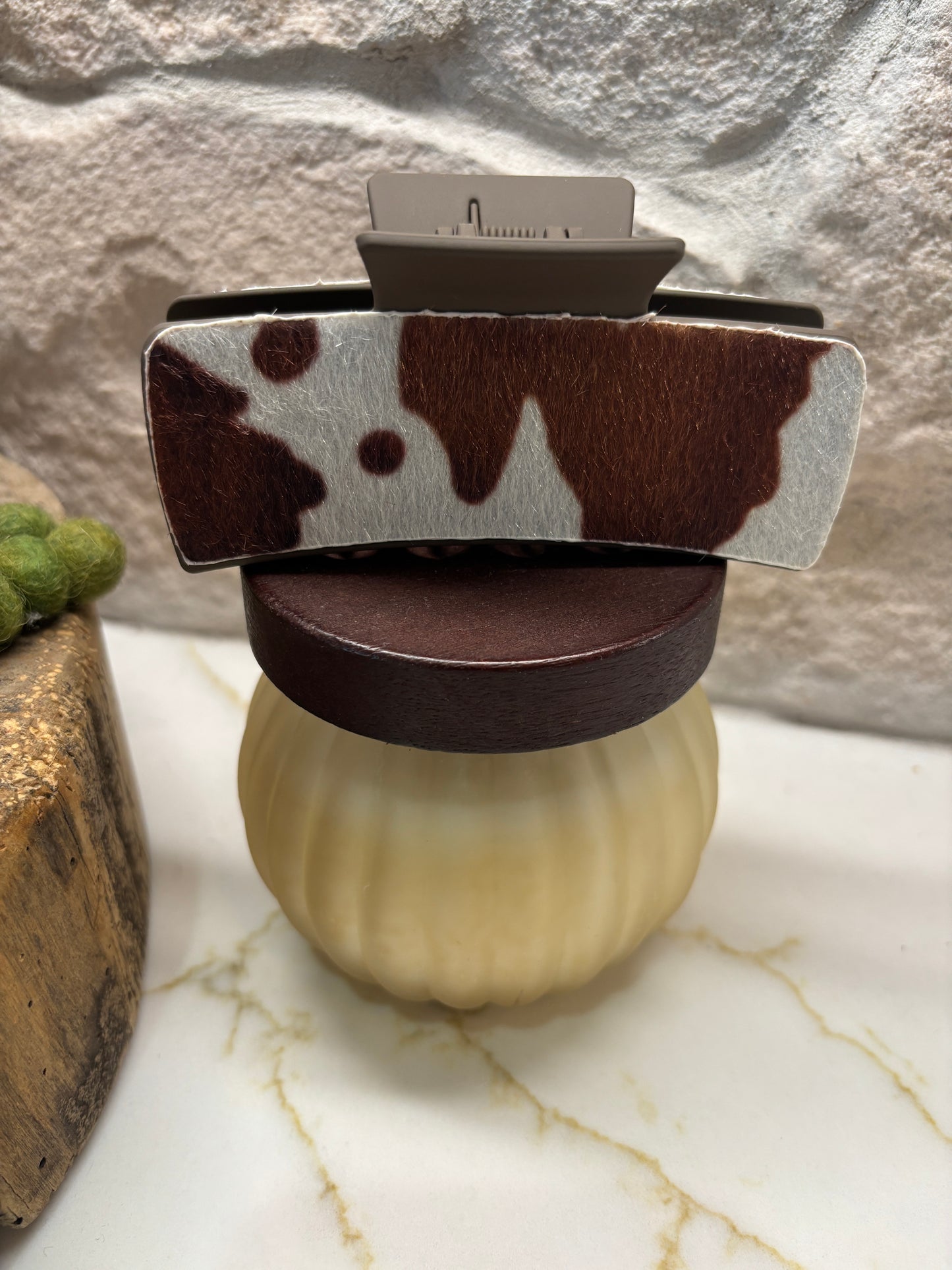 Soft Spot Cowprint Hair Clip