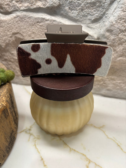 Soft Spot Cowprint Hair Clip
