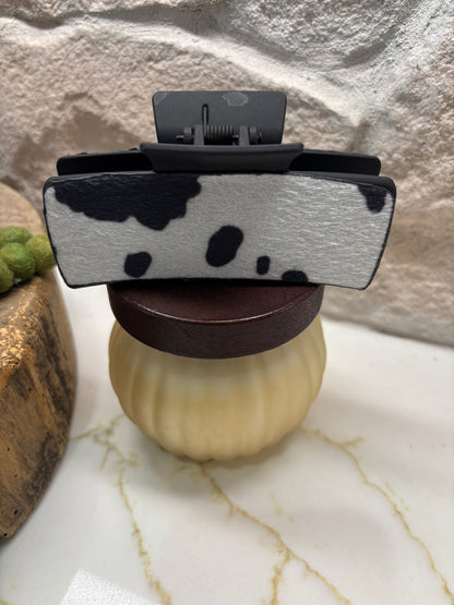Soft Spot Cowprint Hair Clip