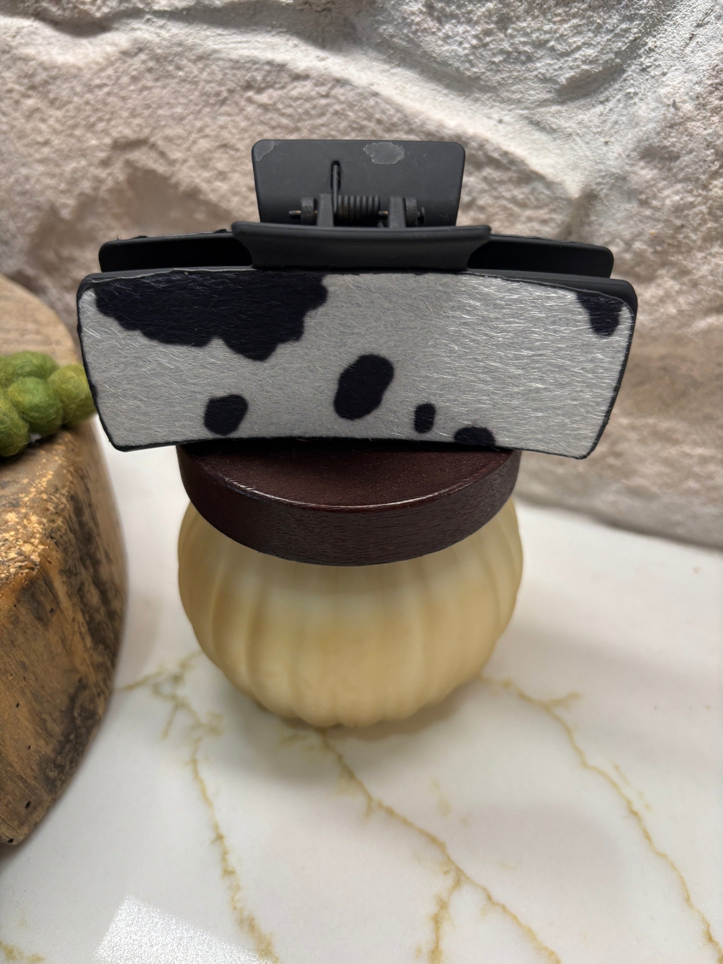 Soft Spot Cowprint Hair Clip