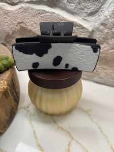 Soft Spot Cowprint Hair Clip