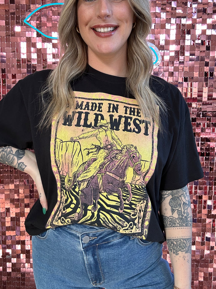 Made in the Wild West Cropped Graphic Tee