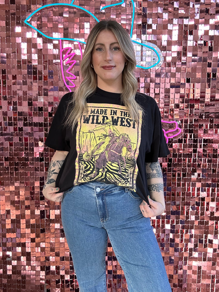 Made in the Wild West Cropped Graphic Tee