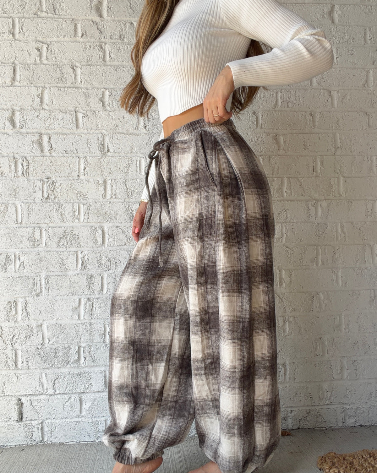 Cozy Cabin Plaid Joggers