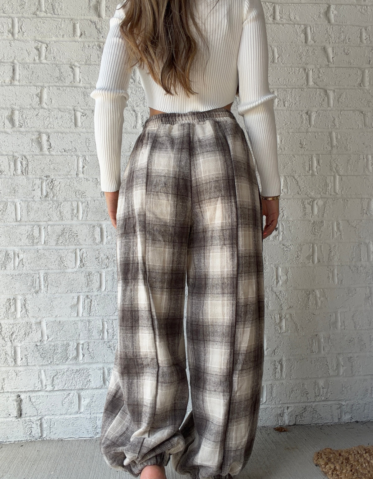 Cozy Cabin Plaid Joggers