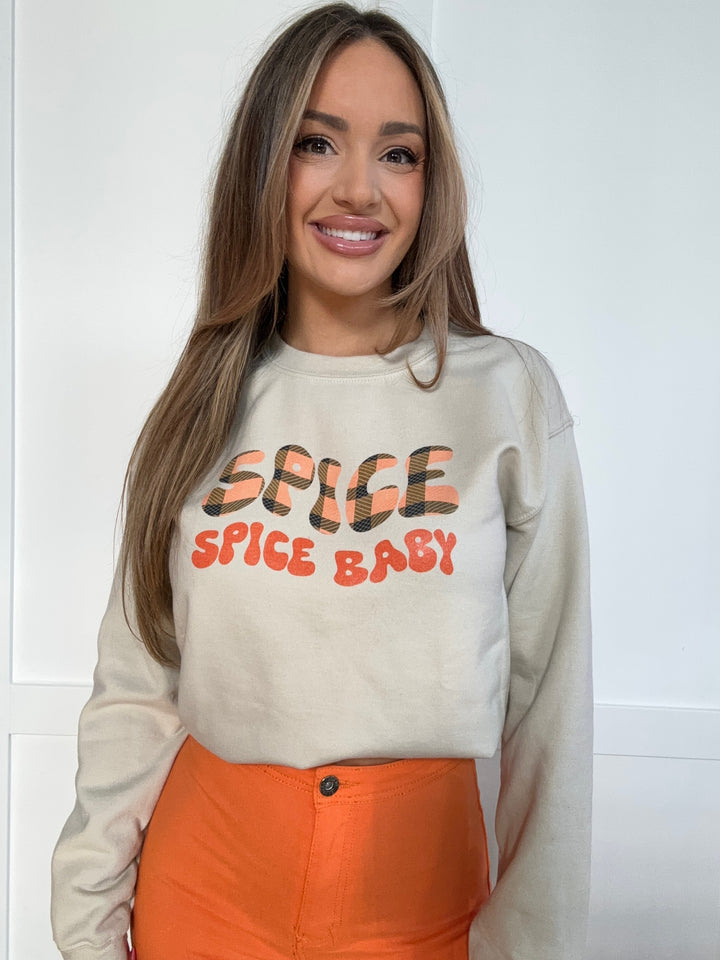 Spice Spice Baby Graphic Crewneck