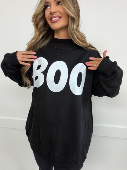 Tilly BOO Reversible Oversized Mockneck Crew