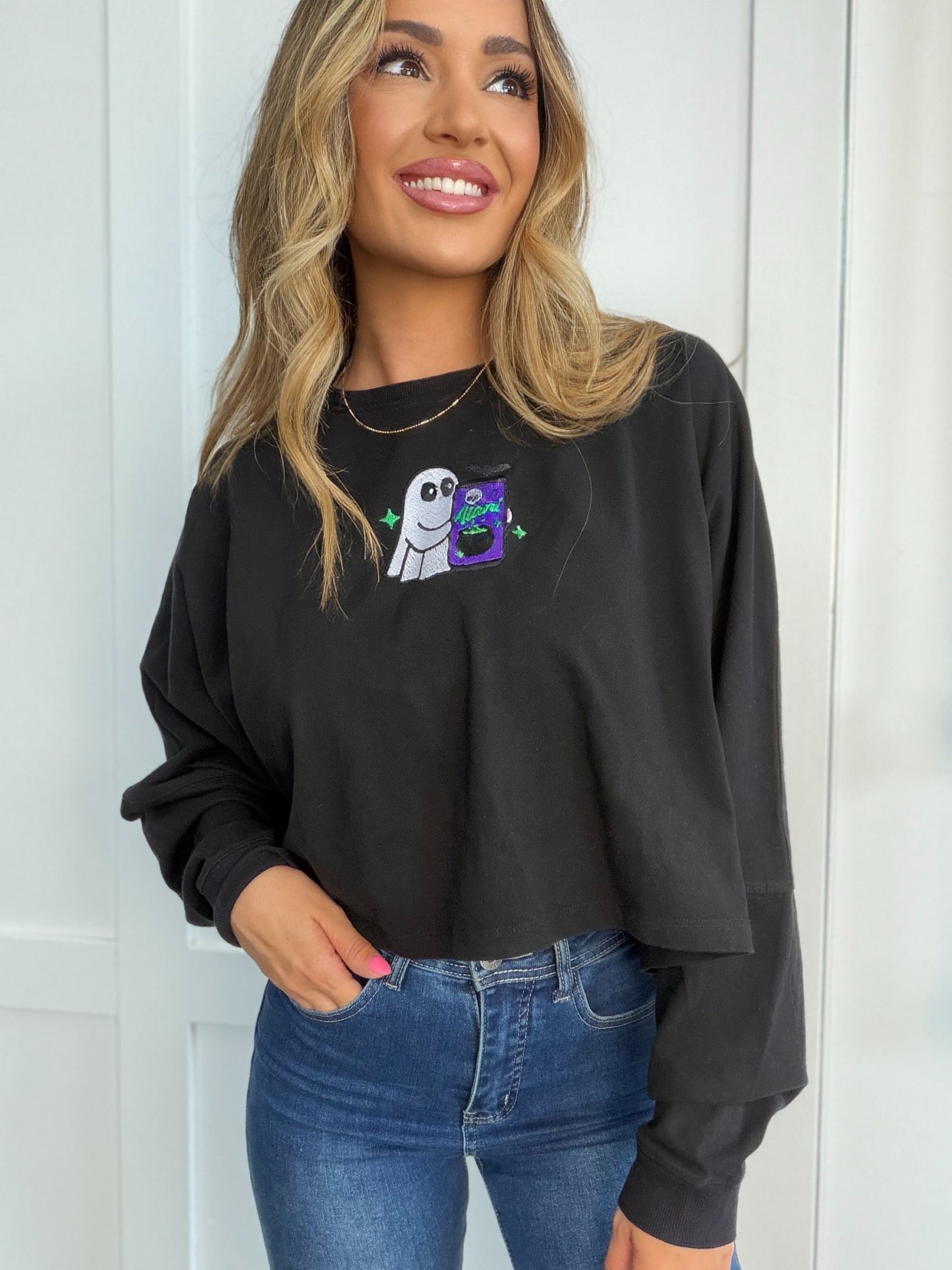 Witches Brew Riley Cropped Long Sleeve