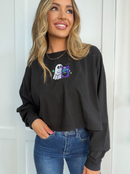 Witches Brew Riley Cropped Long Sleeve