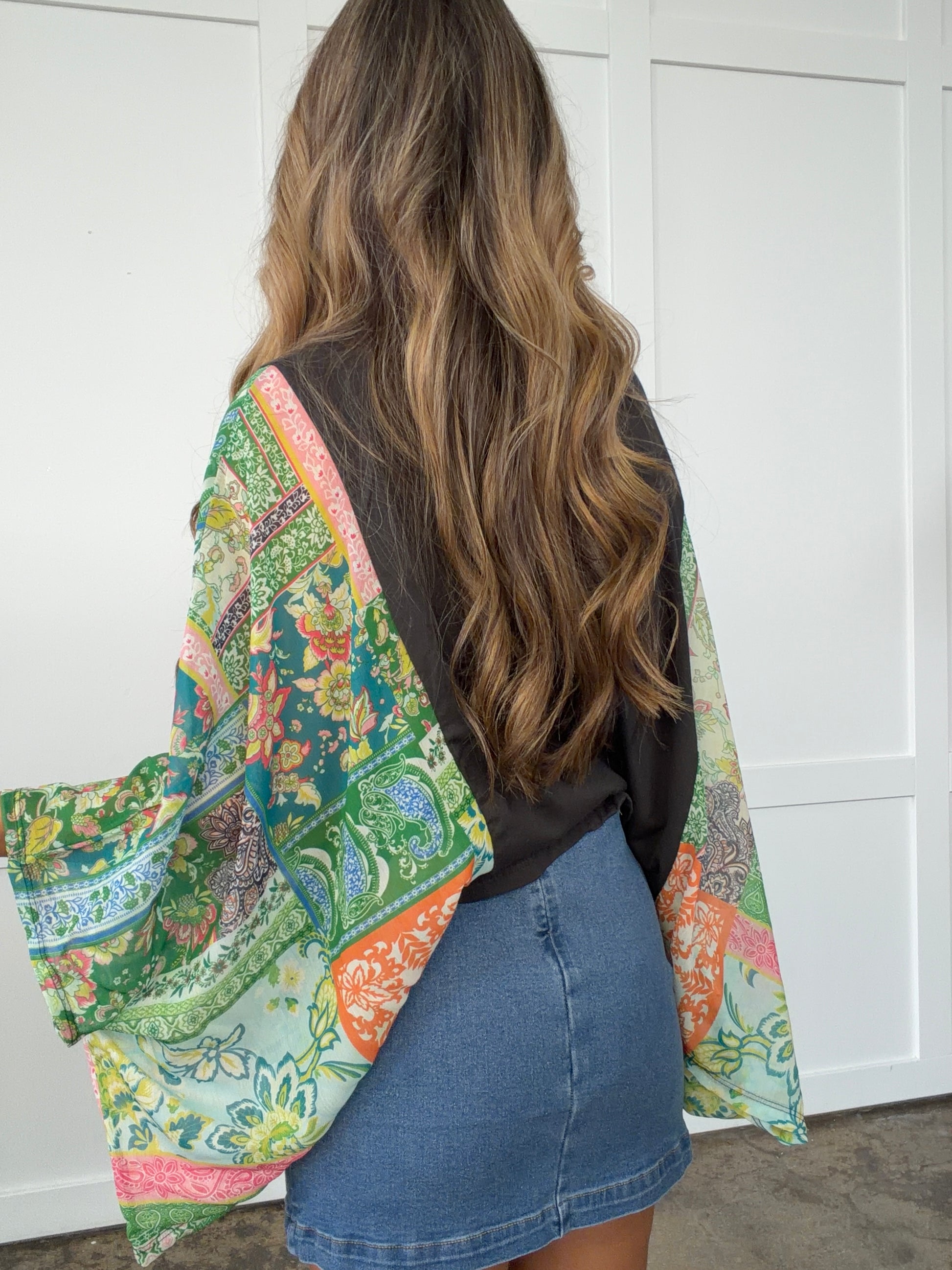 Woman wearing  shown in close up