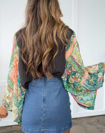 Woman wearing  shown in close up