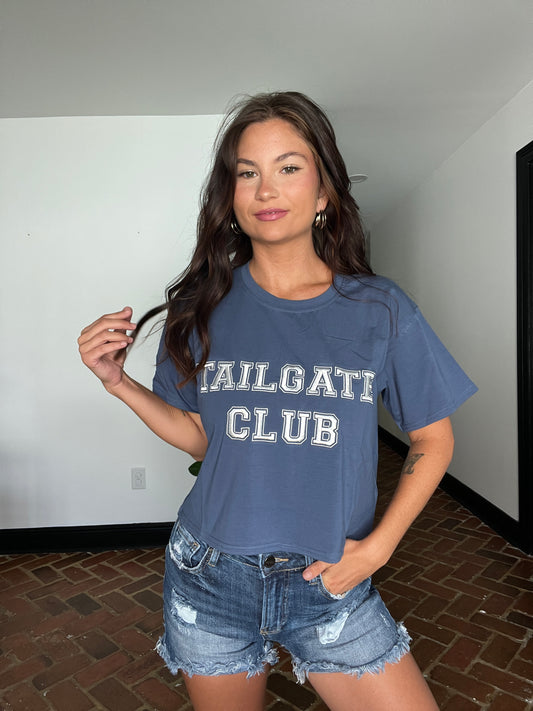 Buy our "Tailgate Club Tee" online – Willow Boutique Clothing. Shop stylish Tailgate Club Tee today.