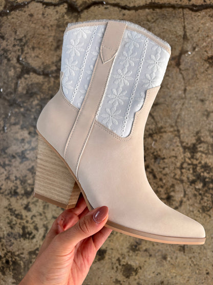 Sutton Floral Weave Cowgirl Boots