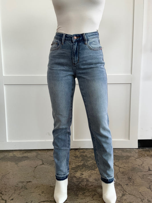 Buy our "Live It Up Mid Rise Rigid Magic Release Hem Jeans" online – Willow Boutique Clothing. Shop stylish Live It Up Mid Rise Rigid Magic Release Hem Jeans today.