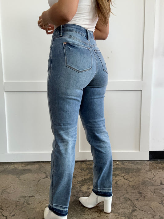 Buy our "Live It Up Mid Rise Rigid Magic Release Hem Jeans" online – Willow Boutique Clothing. Shop stylish Live It Up Mid Rise Rigid Magic Release Hem Jeans today.