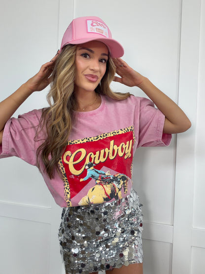 Vintage Western Cowboy Graphic Tee