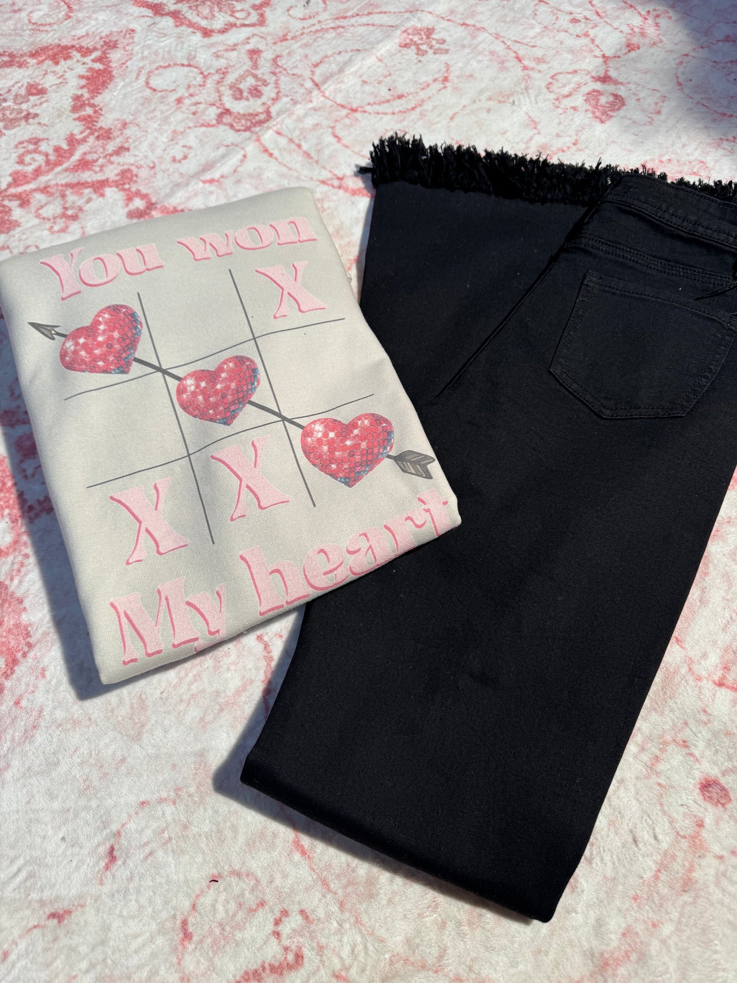 Buy our "The Heartbreaker Flare Bundle (1 Flare + 1 Valentine Day Crewneck)" online – Willow Boutique Clothing. Shop stylish The Heartbreaker Flare Bundle (1 Flare + 1 Valentine Day Crewneck) today.