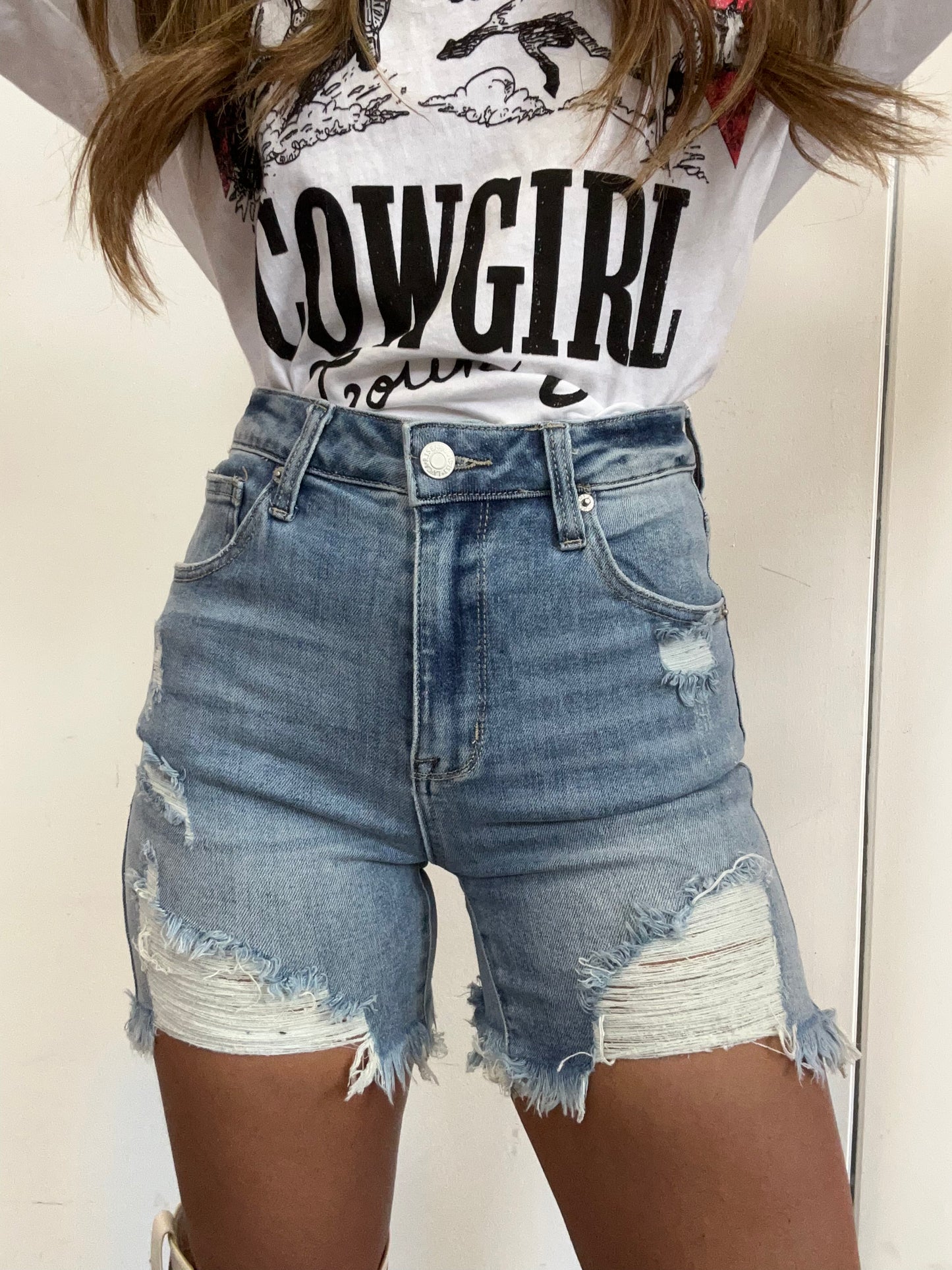 Katie Risen Boyfriend Shorts