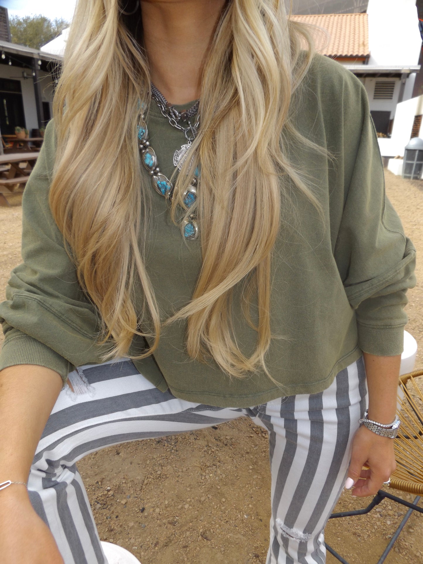 Riley Cropped Long Sleeve