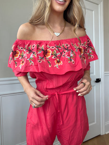 Wildflower Ruffle Romper