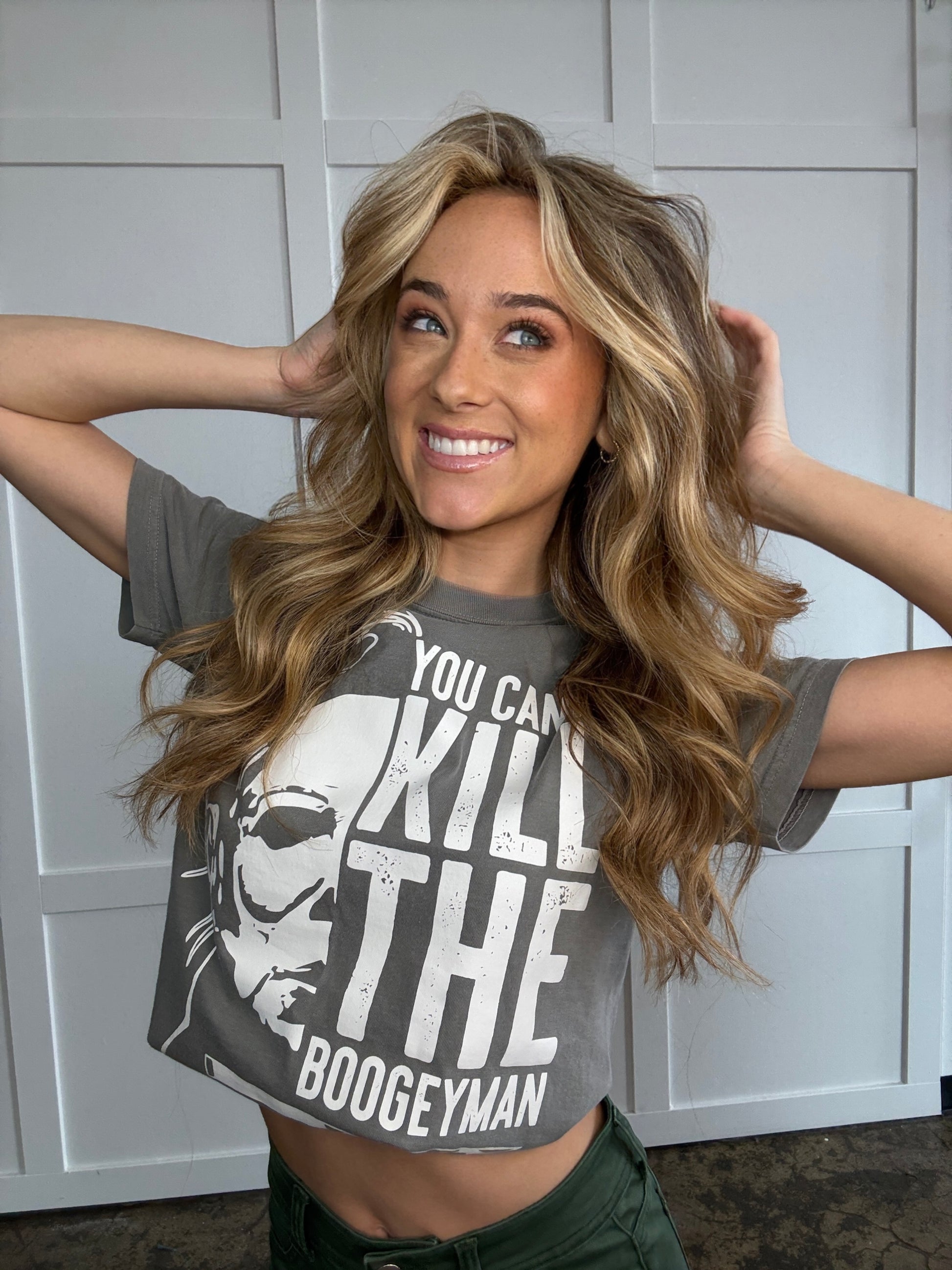 Buy our ""You Can't Kill The Boogey Man" Graphic" online – Willow Boutique Clothing. Shop stylish "You Can't Kill The Boogey Man" Graphic today.
