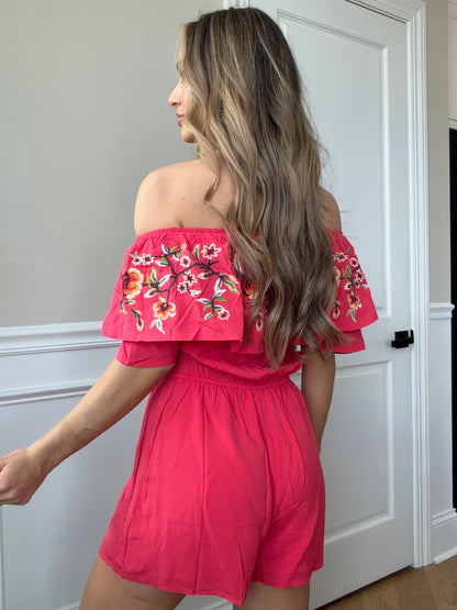 Wildflower Ruffle Romper