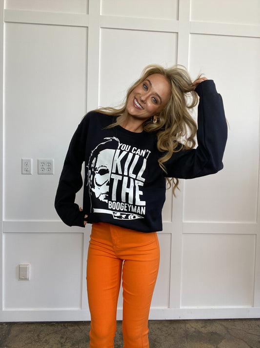 Buy our ""You Can't Kill The Boogey Man" Graphic" online – Willow Boutique Clothing. Shop stylish "You Can't Kill The Boogey Man" Graphic today.