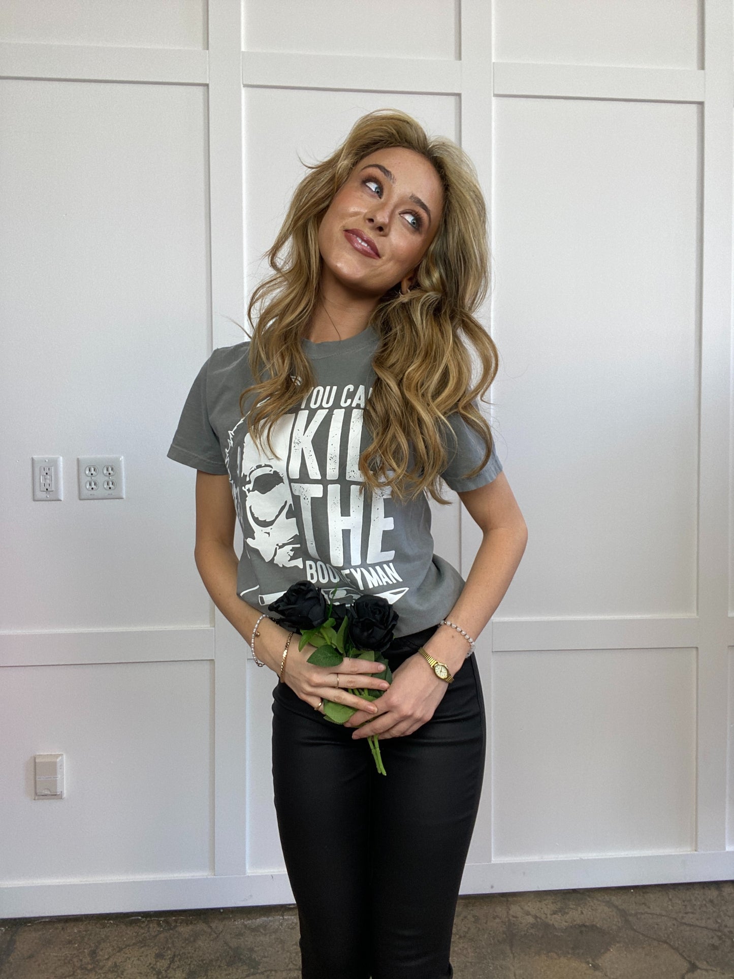 Buy our ""You Can't Kill The Boogey Man" Graphic" online – Willow Boutique Clothing. Shop stylish "You Can't Kill The Boogey Man" Graphic today.