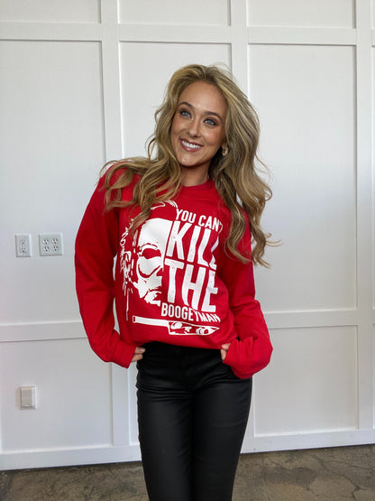 Buy our ""You Can't Kill The Boogey Man" Graphic" online – Willow Boutique Clothing. Shop stylish "You Can't Kill The Boogey Man" Graphic today.
