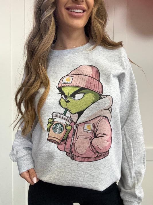 Grumpy & Caffeinated Christmas Graphic