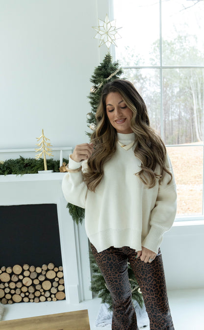 Snuggle Up Oversized Long Sleeve Sweater