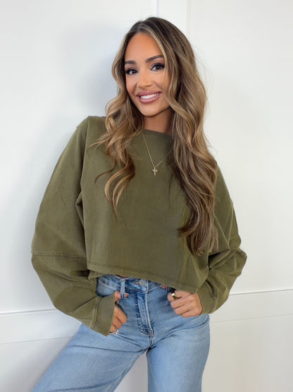 Riley Cropped Long Sleeve
