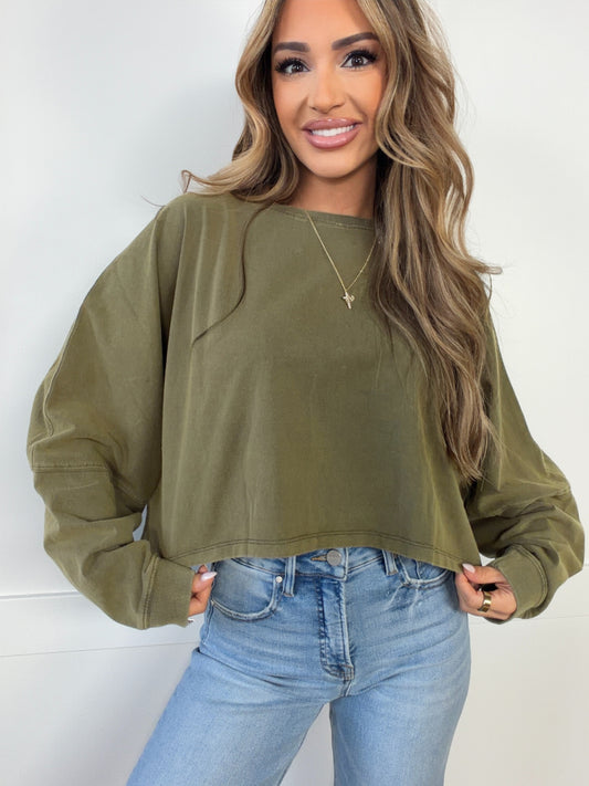 Riley Cropped Long Sleeve