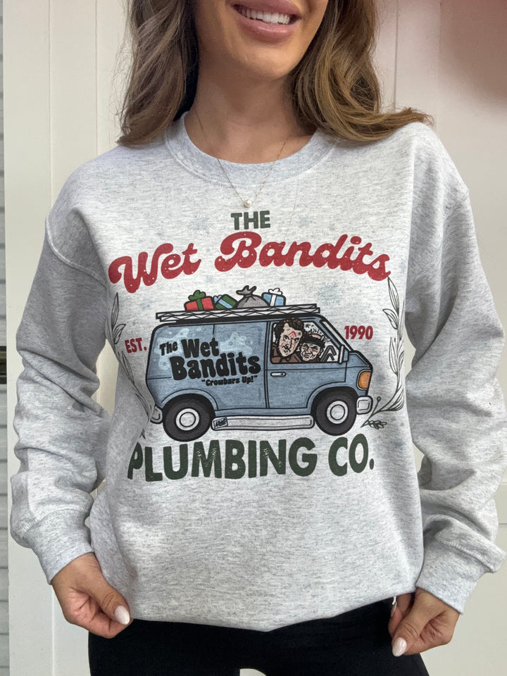 Mischief & Mops Plumbing Co. Graphic Crewneck