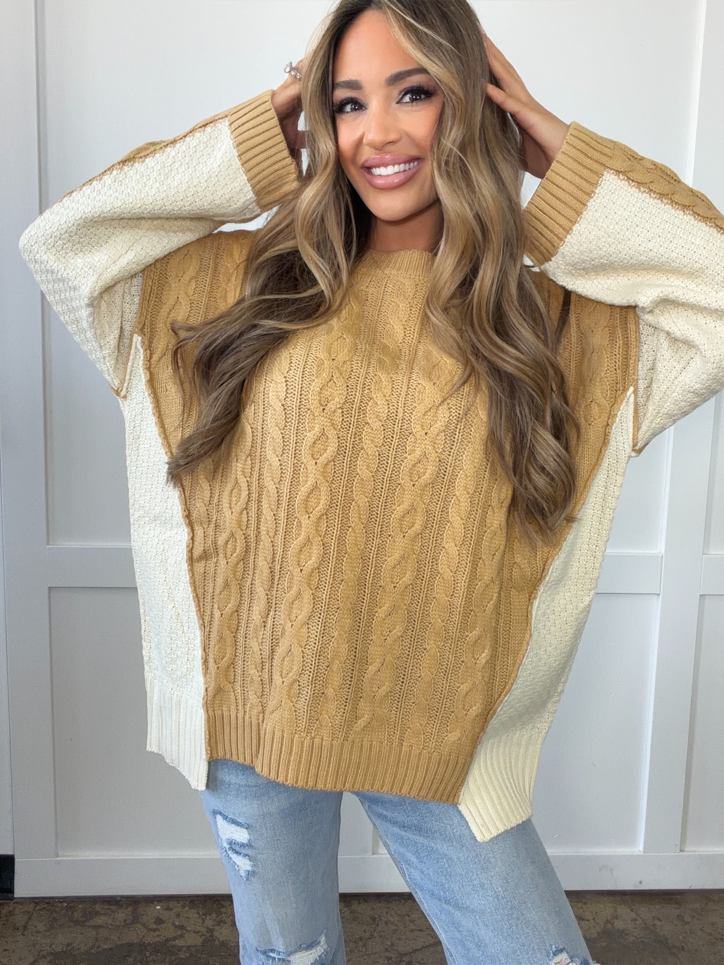 Tessa Cable Knit Sweater