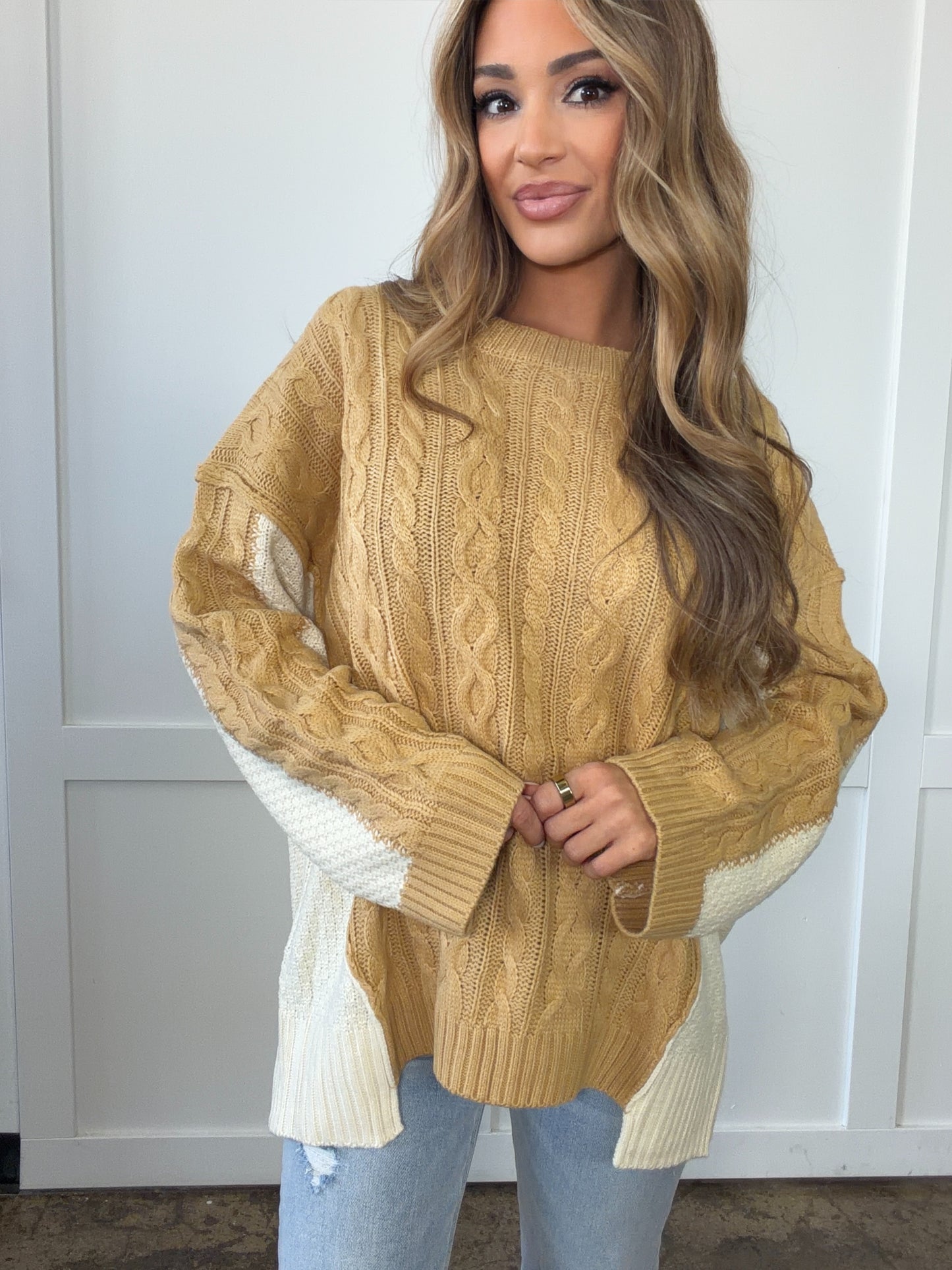 Tessa Cable Knit Sweater