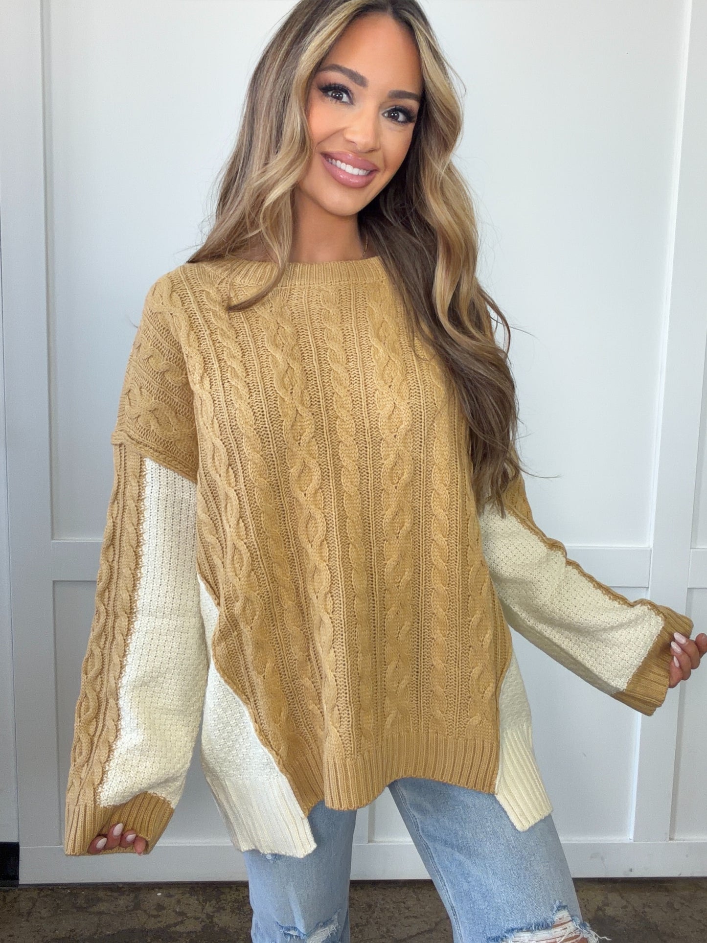 Tessa Cable Knit Sweater