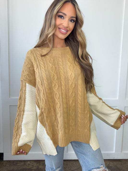 Tessa Cable Knit Sweater