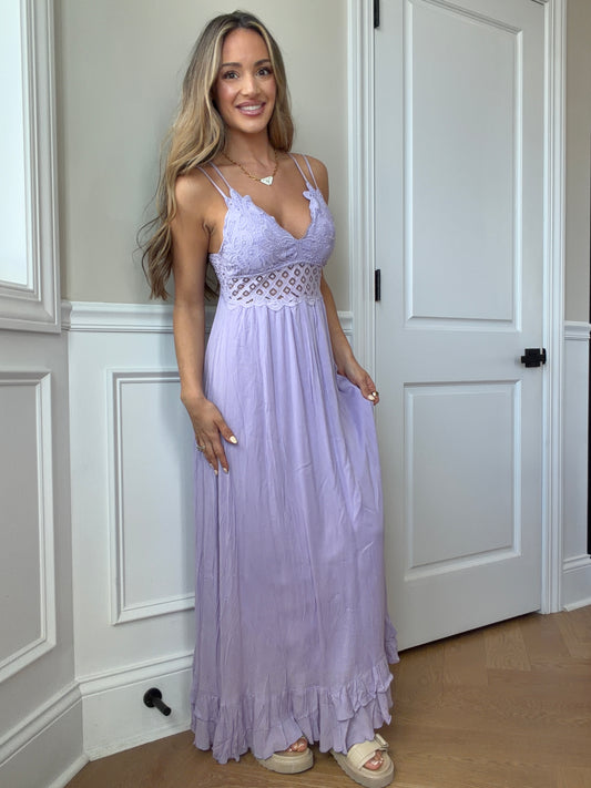 Timeless Breeze Lace Maxi Dress