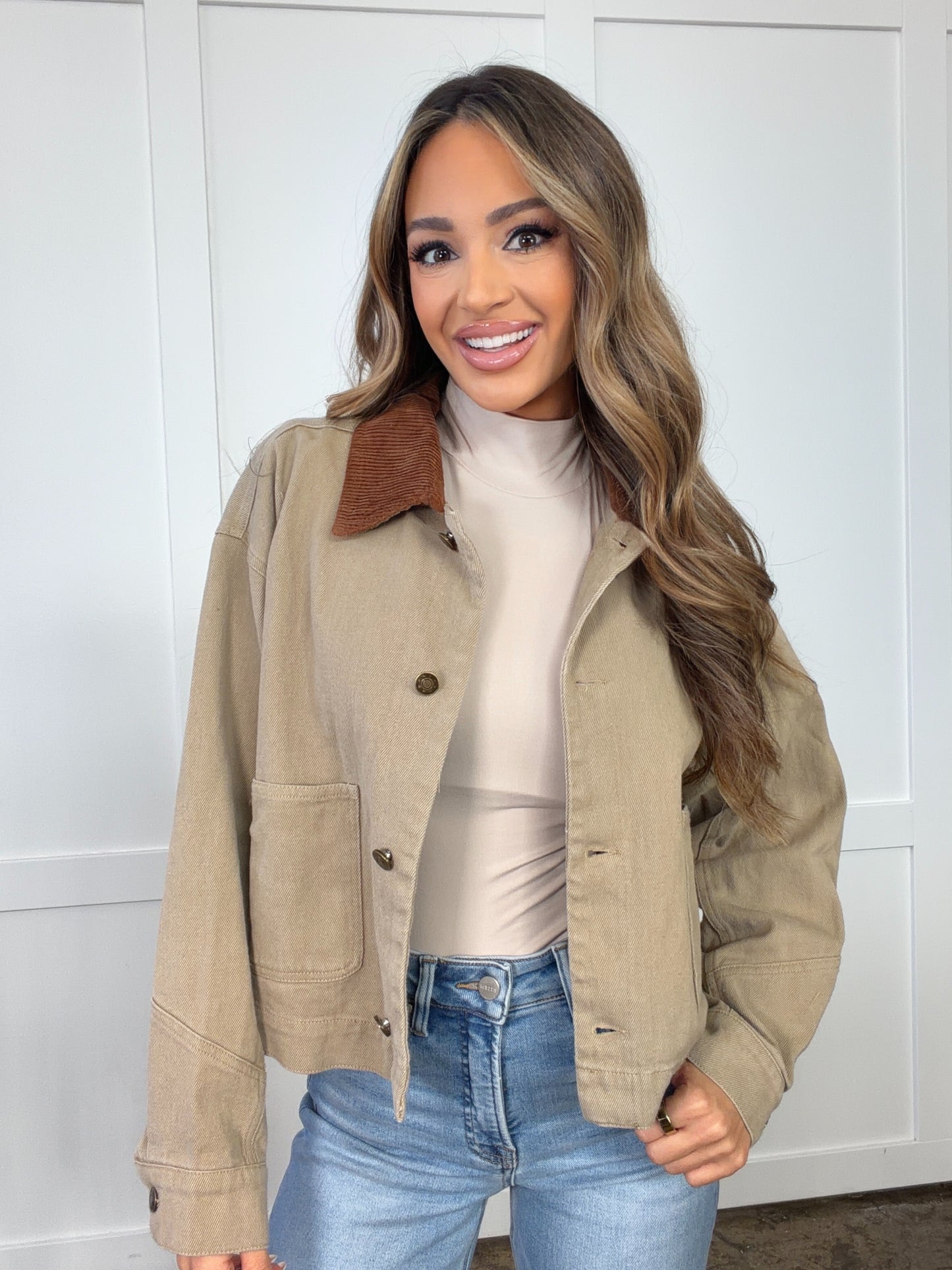 Safari Breeze Cropped Jacket