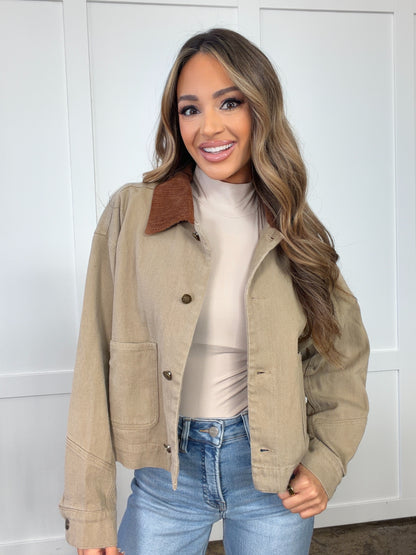 Safari Breeze Cropped Jacket