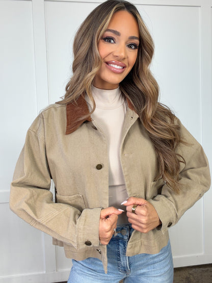 Safari Breeze Cropped Jacket