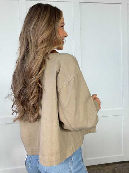 Safari Breeze Cropped Jacket