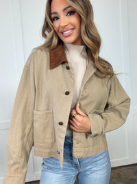 Safari Breeze Cropped Jacket